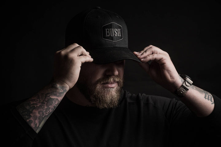 Black/Chrome BUSH Hat | Made in Canada – BUSH Beard