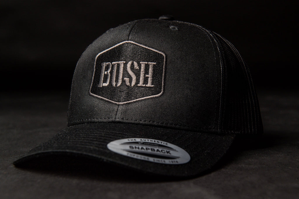 Black/Chrome BUSH Hat | Made in Canada – BUSH Beard