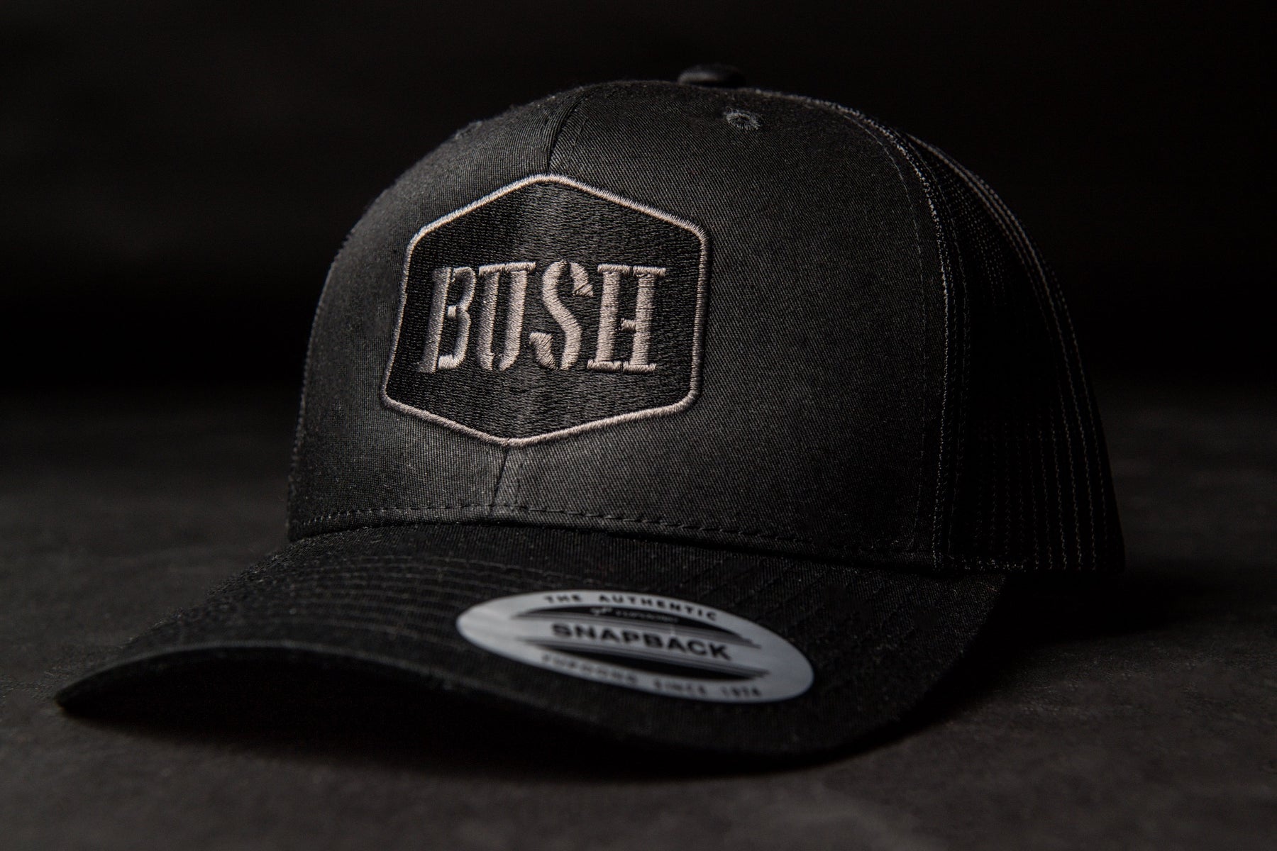 Black/Chrome BUSH Hat  Made in Canada – BUSH Beard